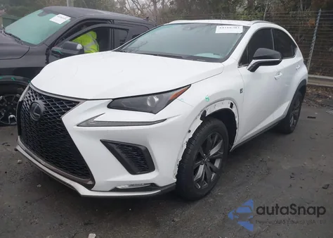 2020 Lexus Nx 300 F Sport z USA, uszkodzony, nr VIN JTJJARBZ1L2173646